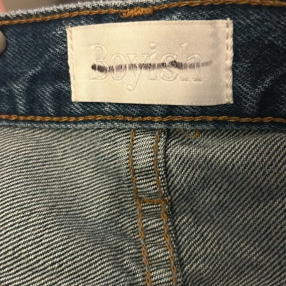 NWT Boyish Billy high rise skinny jeans in Freaks wash